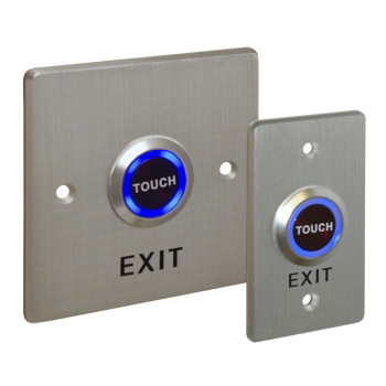 Aluminium Touch Sensitive Exit Buttons