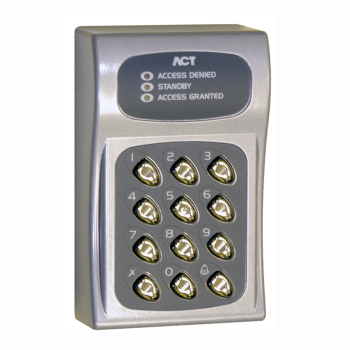 Stand-Alone Digital Keypad, 10 Codes, Interlock, Door Monitoring (Internal/External IP55)