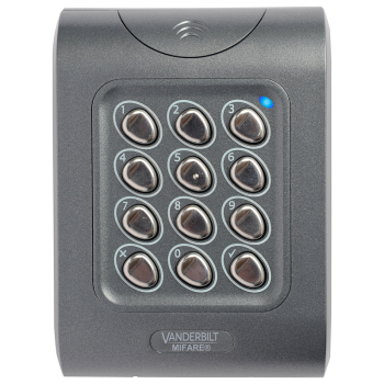 MIFARE Classic Proximity Reader and Keypad Surface/Flush Mounting Collar Provided (IP67)