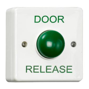 Green Dome Exit Button c/w Surface Box InchDOOR RELEASEInch