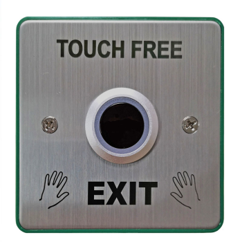 Touch Free Exit Button with Back Box