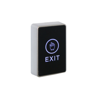 Architectural Touch Sensitive Exit Button - Black Mullion
