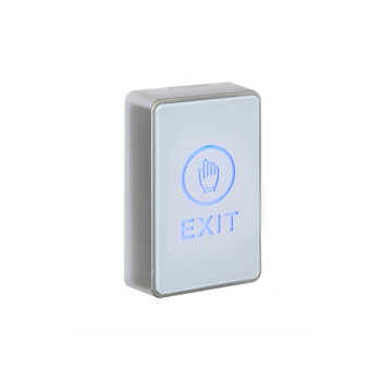 Architectural Touch Sensitive Exit Button - White Mullion