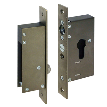 Sliding Door Lock with Hold Back - 12/24V DC