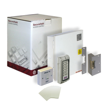 Internal/External Keypad with Proximity Reader, Access Control Kit with PSU and Rim Electric Release