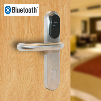Be-Tech OnDoor Bluetooth Lockset Brushed Stainless Steel LH