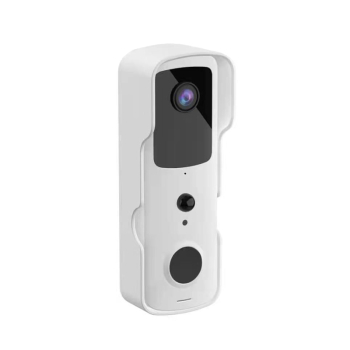Narrow Style Video Door Bell with Indoor Chime (IP53) (White)