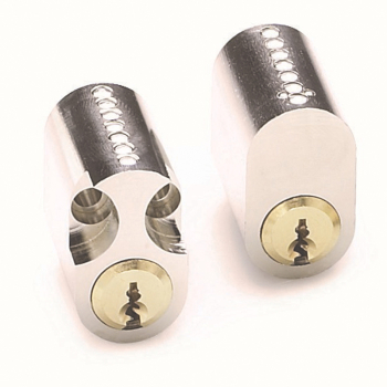 Double Set (Internal & External) Scandinavian Cylinder 6 Pin Standard Differ